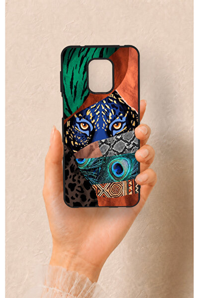 Vip Case Redmi Note 9 Pro 9S Uyumlu Amazon Kaplan Desenli Silikon Kılıf