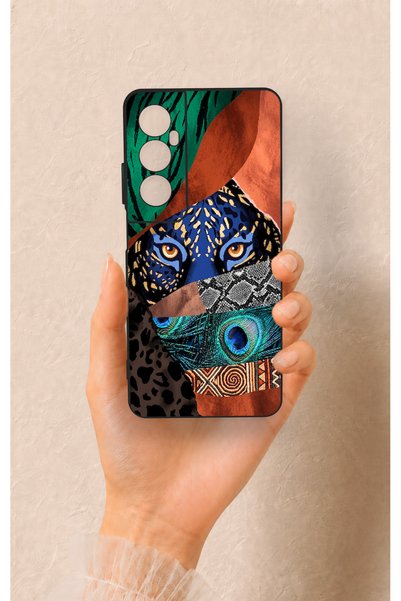 Vip Case Realme C65 Compatible Amazon Tiger Pattern Silicone Case