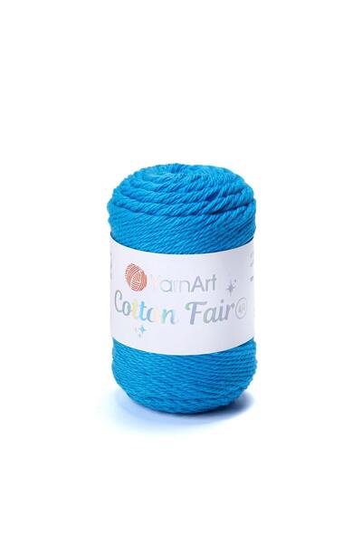 Yarnart COTTON FAIR 4/4 - Ață de tricotat ALBASTRU-5578