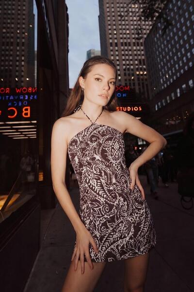 MU&ME BOUTİQUE Dress with Handband Neckline