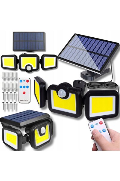 Kraft&dele Lampă solară de exterior și stradală, LED puternic, cu senzor de m...