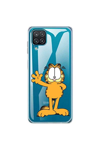 OEM Husa compatibila cu Samsung Galaxy A12 Silicon Transparenta Model Garfiel...