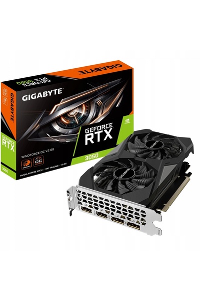 Kraft&dele Placă grafică Gigabyte GeForce RTX 3050 WINDFORCE OC V2 6G 6GB GDDR6