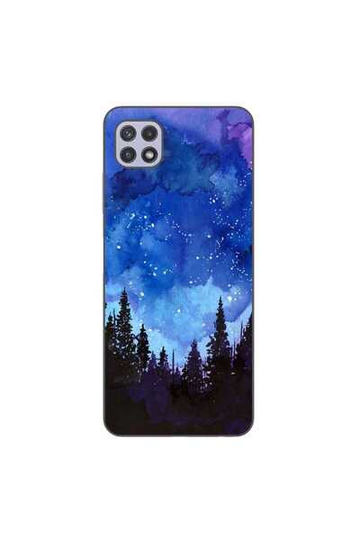 OEM Husa compatibila cu Samsung Galaxy A22 5G Silicon Gel Tpu Model Night Forest