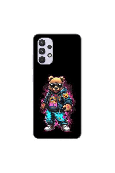 OEM Husa compatibila cu Samsung Galaxy A32 4G Silicon Gel Tpu Model Bear Cool...