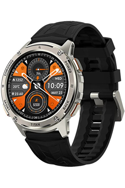MAXCOM Smartwatch FW110 Titan Chronos AMOLED MIL-STD 810 Argintiu