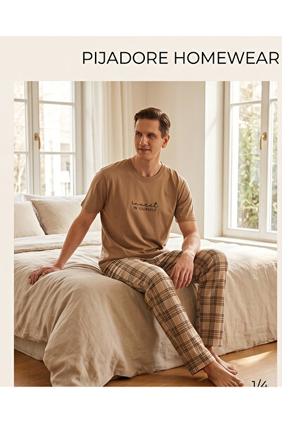 Hirazenmoda Feyza Pijadore Couple Set 100% Cotton / Men