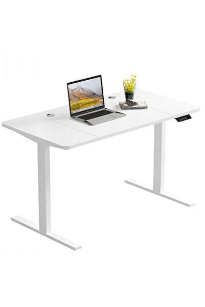 BADU Birou electric reglabil pe înălțime 120x60cm BADU, 72-118cm Alb