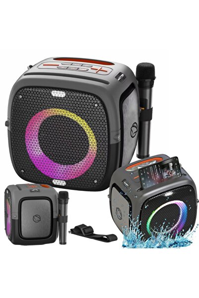 Mantarım Boxă portabilă Manta SPK340 ARES 100W Bluetooth USB SD Microfon IPX5
