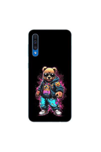 OEM Husa compatibila cu Samsung Galaxy A30S, A50 Silicon Gel Tpu Model Bear C...
