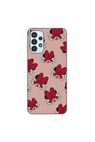 OEM Калъф, съвместим със Samsung Galaxy A13 4G, силиконов гел TPU, с десен Ми...