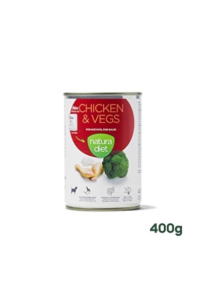 Natura Diet Влажна храна за кучета Пиле и зеленчуци, Пилешко, ориз и зеленчуц...