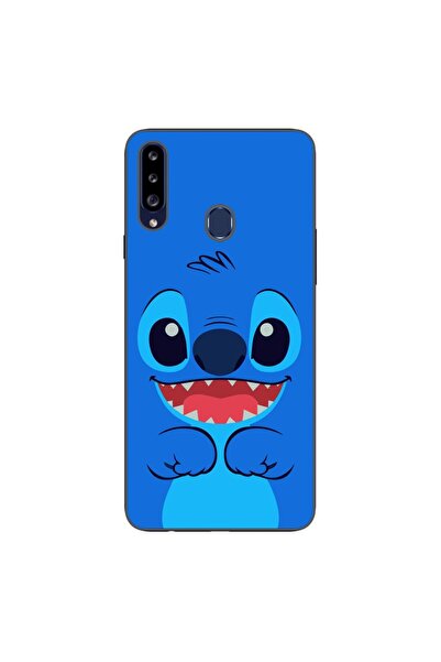OEM Husa compatibila cu Samsung Galaxy A20S Silicon Gel Tpu Model Stitch Happy