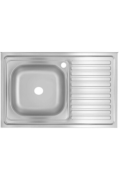 Freddo Chiuveta bucatarie SN7001S/Q32, pentru masca, cuva stanga, 80x50 cm, inox