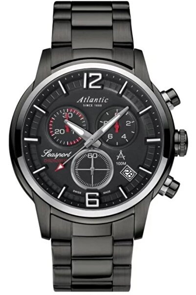 Atlantic Ceas bărbătesc 87466.46.45 — negru clasic