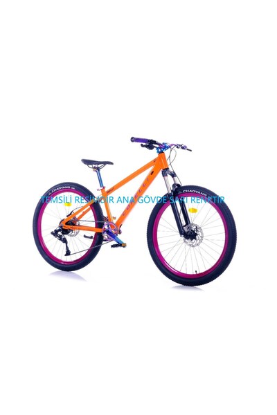 Corelli JUMP UP SARI KADRO MOR-SİYAH STİCKER 26 J HAREKET BİSİKLETİ
