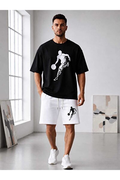 LOTS MODA Basket Pro T-Shirt and Shorts Set 🏀