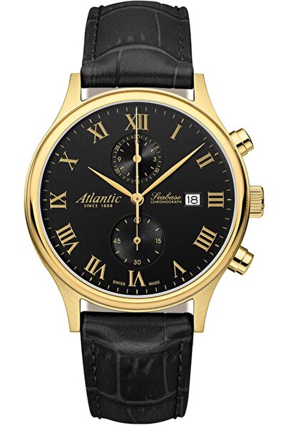 Atlantic Ceas bărbătesc 64452.45.68 — negru clasic