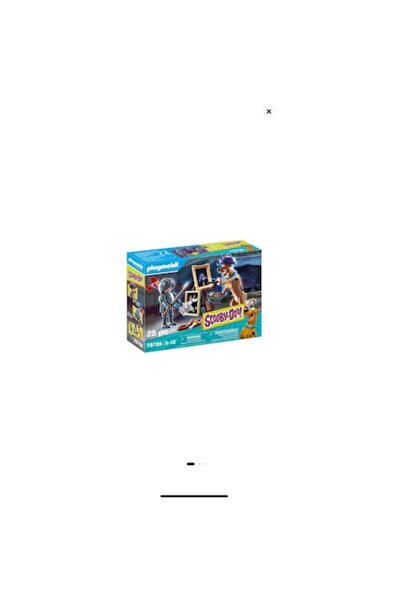 Playmobil Figurine Scooby-Doo 70709, Setul Misterul Cavalerului Negru, 28 pie...