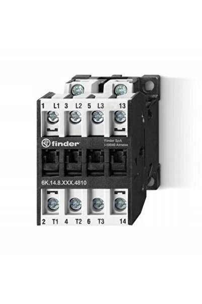 finder Contactor de putere 3 Z 1 R, 10A-400V AC3, 24V AC 6K.14.8.024.4710