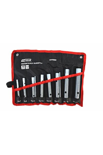 AwTools Set chei tubulare, AW18060, 6-22mm, 10 piese