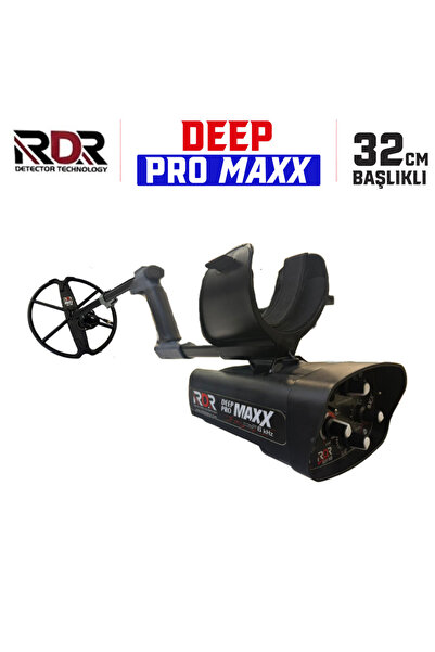 RDR Dedektör RDR Deep Pro Maxx Derin Arama Dedektörü - 6 kHz 32cm Başlıklı Paket