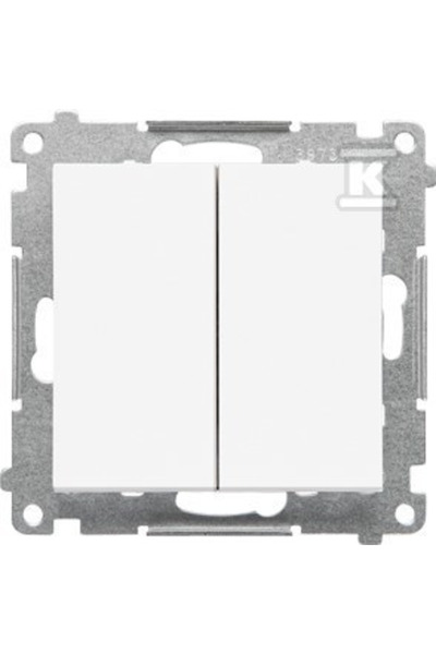 Kontakt-Simon Simon 55 Cuplaj dublu transversal fără pictogramă (modul) 10 AX...