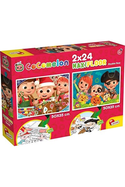 Lisciani COCOMELON PUZZLE CU DOULĂ FEDEA 2X24 EL DAY ÎNCEPE CU CÂNTECĂ
