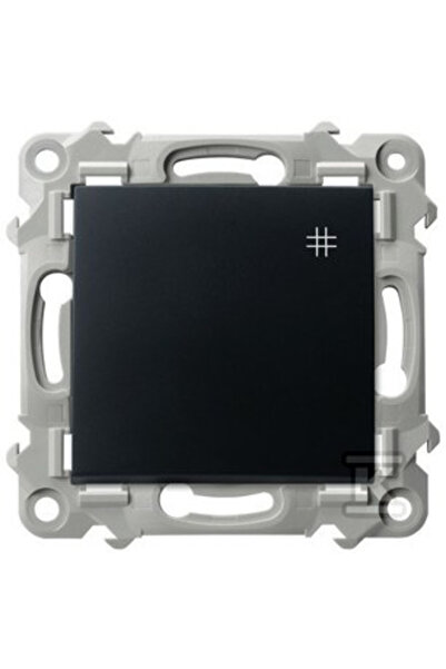 OSPEL SAPHIR Conector transversal negru metalic ŁP-4z/m/33
