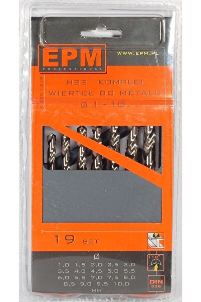 EPM Set burghie, EPM, 1-10mm, 19 piese