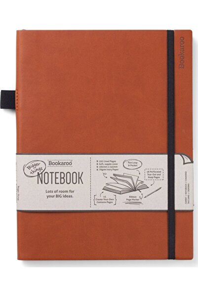 İF Agendă 19x25cm, Bookaroo, 192 pagini, dictando, maro