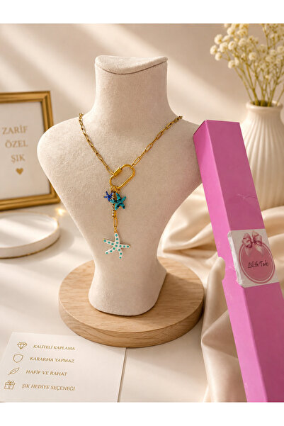 Lilith Takı ⭐   Gold Color Necklace with Starfish Figure – the Unmissable Ele...