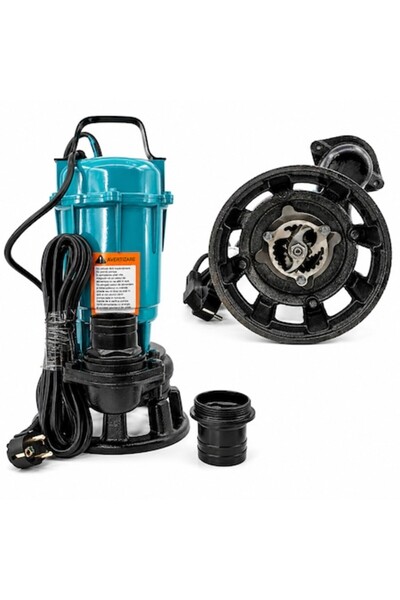 coshop Pompă submersibilă pentru ape murdare cu tocător, 1500W, 12000 l/h, în...