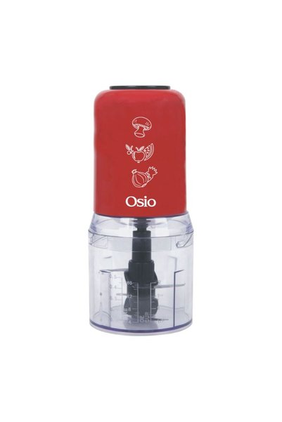 OSIO OMC-2312R Κόκκινο Πολυκόφτης με 2 σετ λεπίδων 400 W