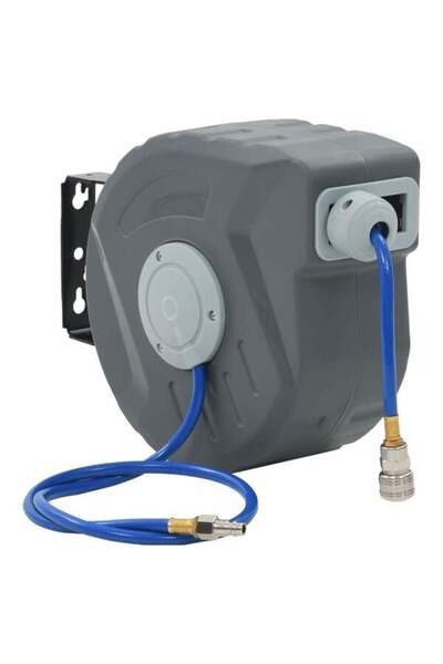 vidaxl Tambur automat pentru furtun de aer 1/4 ", 12 m