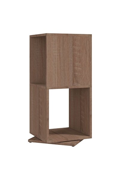 vidaxl Dulap rotativ, stejar sonoma, 34,5x34,5x75,5cm, lemn prelucrat