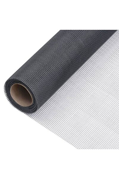 vidaxl Plasă metalică, gri, 60 x 2000 cm, fibră de sticlă