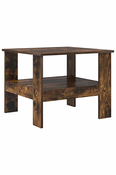 vidaxl Masă de cafea Stejar fumuriu 57 x 55 x 45 cm Lemn compozit