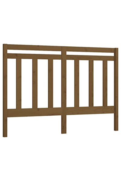 vidaxl Tăblie de pat, maro miere, 141x4x100 cm, lemn masiv de pin