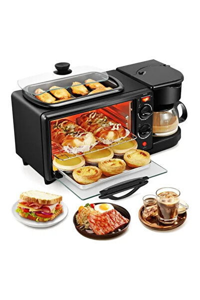 laverahome Multifunction Breakfast Maker Breakfast Machine Coffee Maker