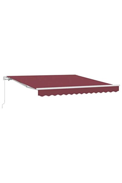 vidaxl Copertină retractabilă manuală, Bordeaux, 300 x 250 cm