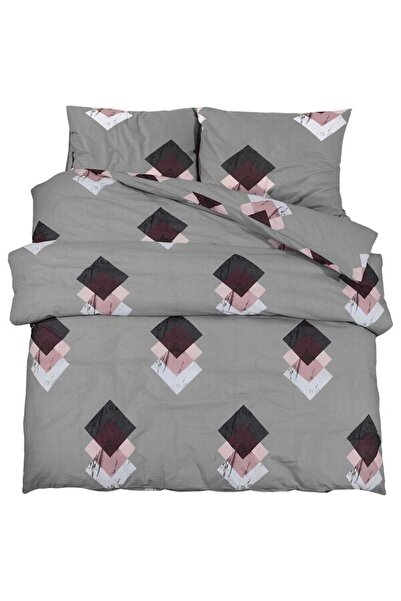 vidaxl Set husă de pilotă, gri, 260 x 220 cm, bumbac