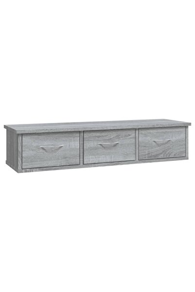 vidaxl Dulap de perete, gri sonoma, 88x26x18,5 cm, lemn prelucrat