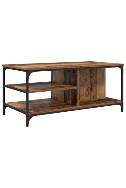 vidaxl Masă de cafea Lemn Vechi 100 x 50 x 45 cm Lemn compozit