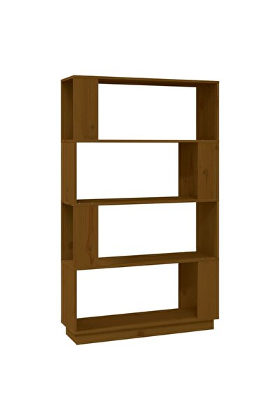 vidaxl Bibliotecă/Separator cameră maro miere, 80x25x132 cm lemn pin