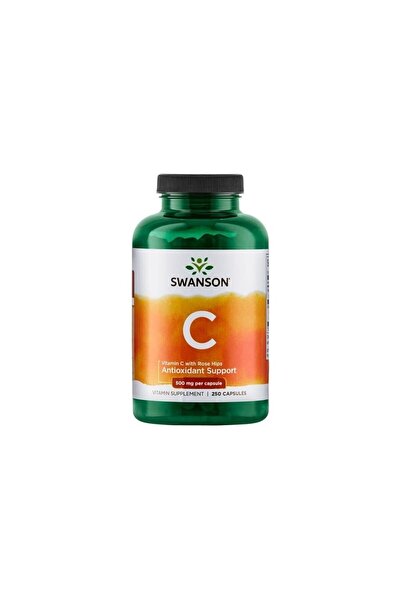 SWANSON Witamina C 500 + Dzika róża