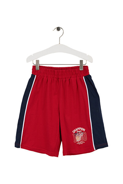 Lee Cooper Kırmızı Erkek Çocuk Şort 262 LCB 221003 CALEB 2 KIRMIZI