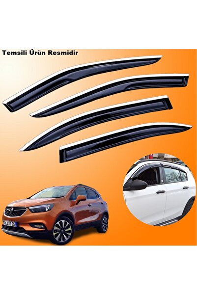 midline Opel Mokka X Mügen Cam Rüzgarlığı ABS Krom Nikelajlı Cam Rüzgarlığı 2...