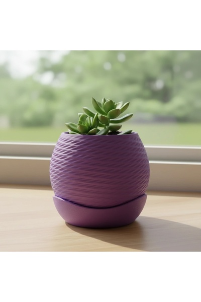 OEM Ghiveci Decorativ Imprimat 3D pentru Plante și Suculente, 80mm