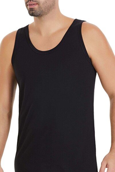 YILDIZ Super Thin Men's Undershirts Black 3-Pack